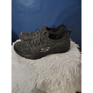 Skechers Empire Dream World Comfort Shoes Slip On Black - Womens Size 7.5